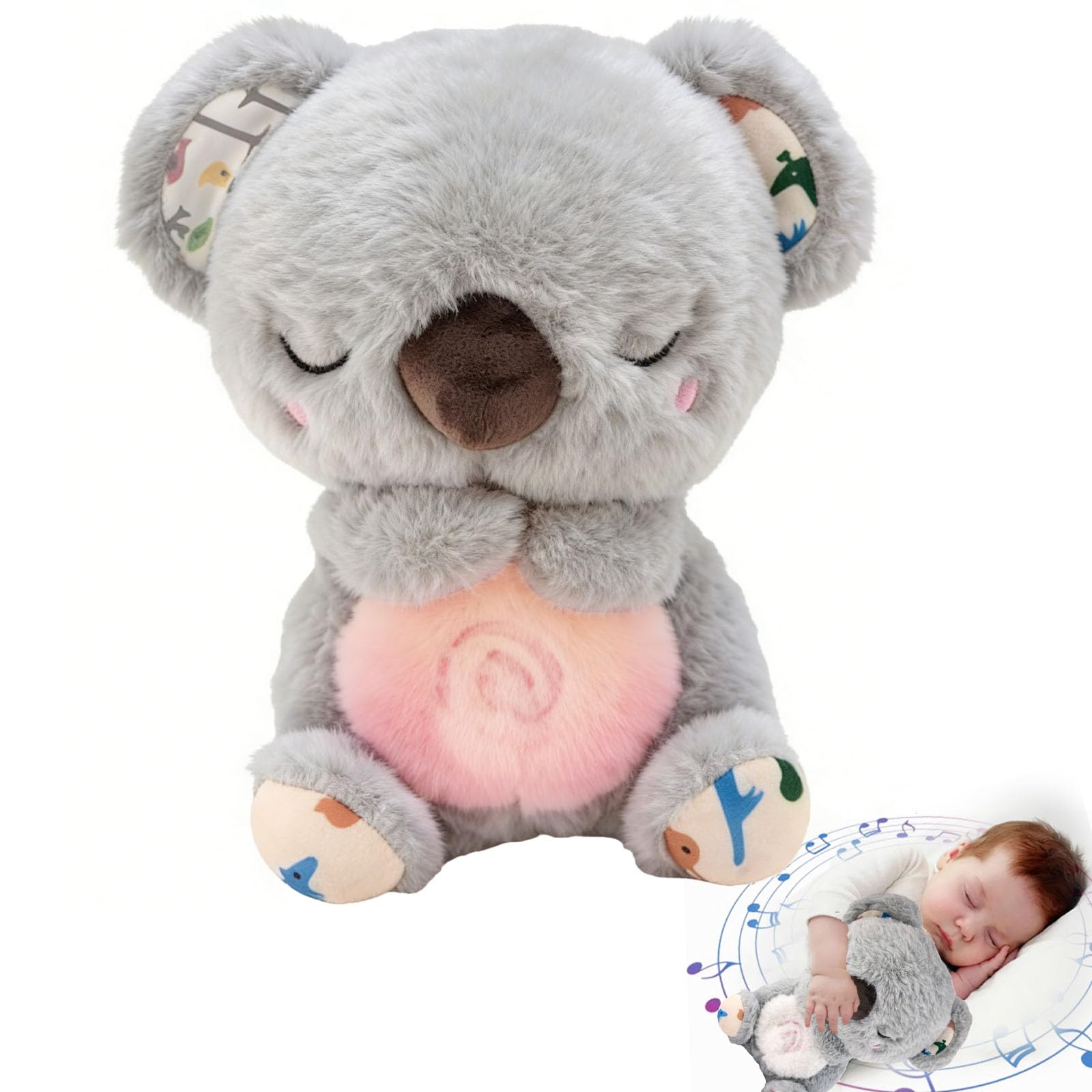 Amazon.com: cbozimpr Soothing Breathing Stuffed Animal for Anxiety